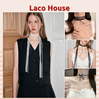 Dây chocker ren ✨ Dây đeo cổ nơ ren, Dây chuyền nữ, Dây quấn túi xách J183