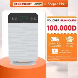 Máy lọc không khí Sunhouse SHD-15AP9715 diện tích sử dụng 20m2 | 3 lớp màng lọc sạch bụi bẩn | 2 chế độ vận hành