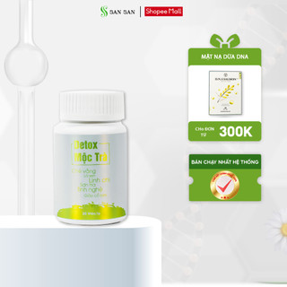 Viên detox xổ mở mộc trà drcell hỗ trợ detox cơ thể làm đẹp da hộp 20 viên - SAN33