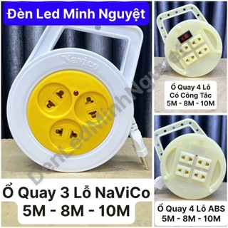 Ổ Cắm Quay NaViCo Loại Có Công Tắt 5m,8m,10m