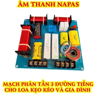 MẠCH PHÂN TẦN LOA KÉO BASS 40 50 LOẠI 3 ĐƯỜNG TIẾNG WEAH3505 - GIÁ 1 MẠCH - PHÂN TẦN 3 LOA - PHÂN TẦN 3 ĐƯỜNG TIẾNG