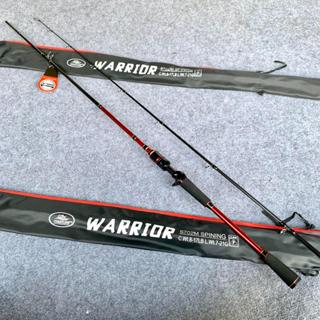 [ cần câu lure ngang ] cần Warrior hãng coasline dài 2m1 độ cứng M thích hợp lure cá lóc , chẽm