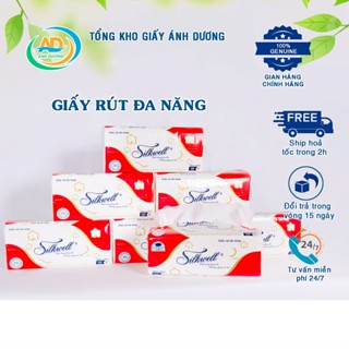  Combo 10 Gói Giấy Lau Tay Silkwell – Thấm Hút Tốt Lau Mực Xăm Mềm Mịn An Toàn 