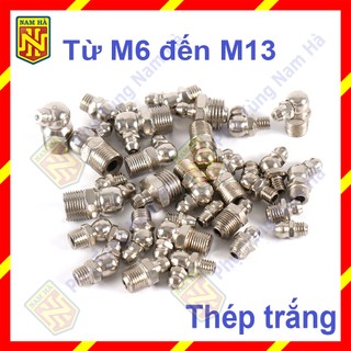 (Loại tốt) Vú bơm mỡ bò các loại M6, M8, M10, M12, M13, M14