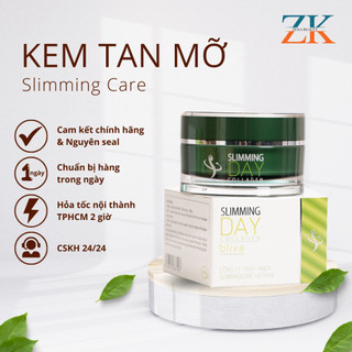 Kem tan mỡ Slimming Day Collagen hũ 200g Zuka Beauty đánh tan mỡ thừa giảm mỡ bụng thon gọn eo rạn bụng