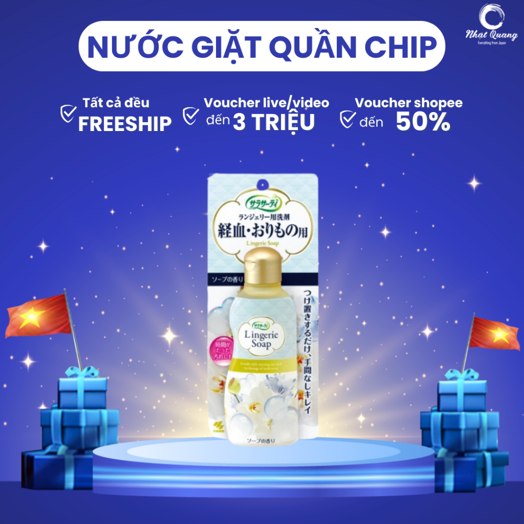 Nước Ngâm Giặt Quần Chip Lingerie Soap