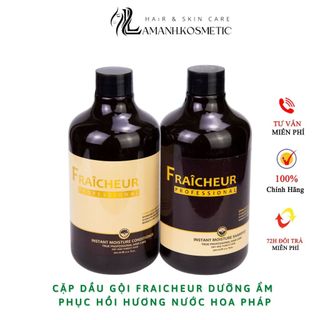 Dầu Gội Xả  Fraicheur bản dưỡng ẩm phục hồi tóc mềm mượt, ngăn gẫy rụng, ngăn gàu, ngăn dầu