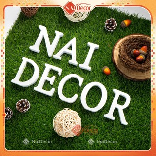 Chữ cái, chữ số bằng gỗ tùy chọn (A-Z / 0-9) dùng làm Phụ kiện chụp ảnh