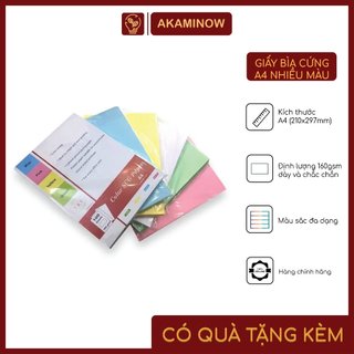 Giấy bìa cứng A4 nhiều màu