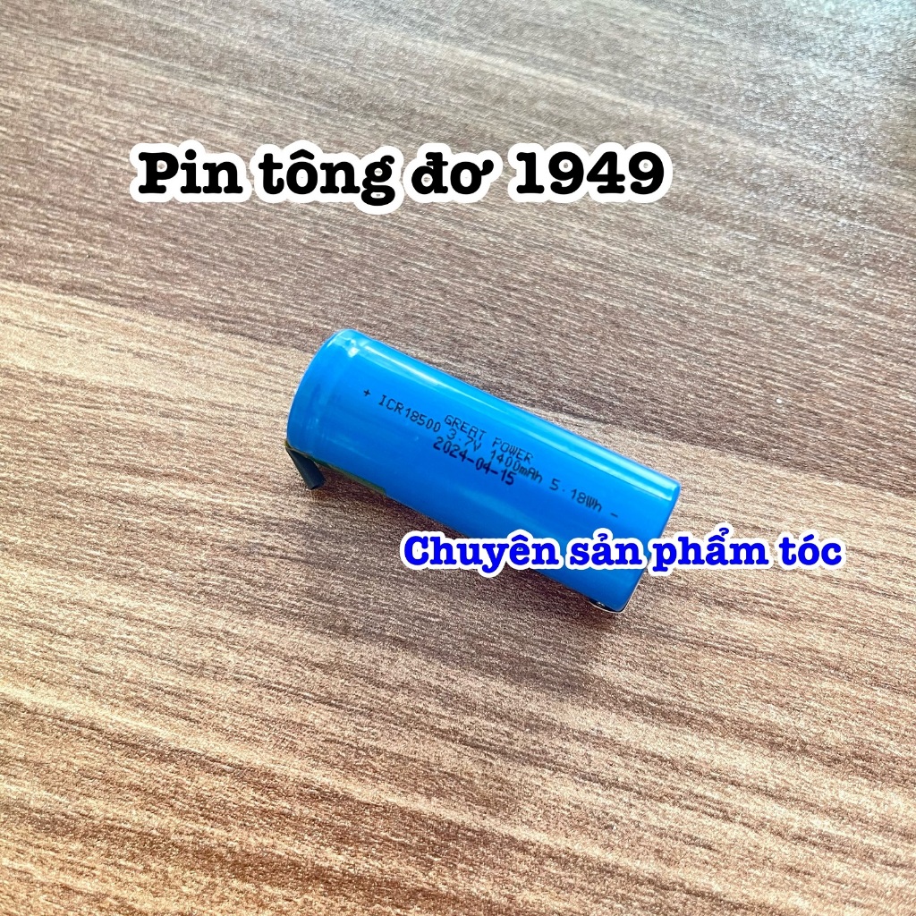 ✅Kemei Pin Tông Đơ 1949 Dung Lượng 1400mAh Phụ Kiện Tông Viền KEMEI 1949 JRL Chất Liệu Cao Cấp Bền B