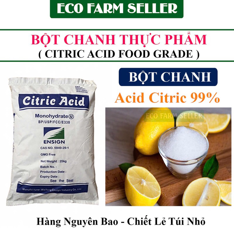 1kg Bột Chanh (Citric acid 99%)