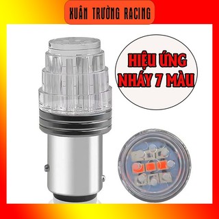 Bóng hậu nháy stop f1 nháy 7 màu gắn xe máy