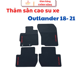Thảm sàn, lót sàn xe Outlander 2018- 2021, 2023,2024  không mùi dễ dàng vệ sinh