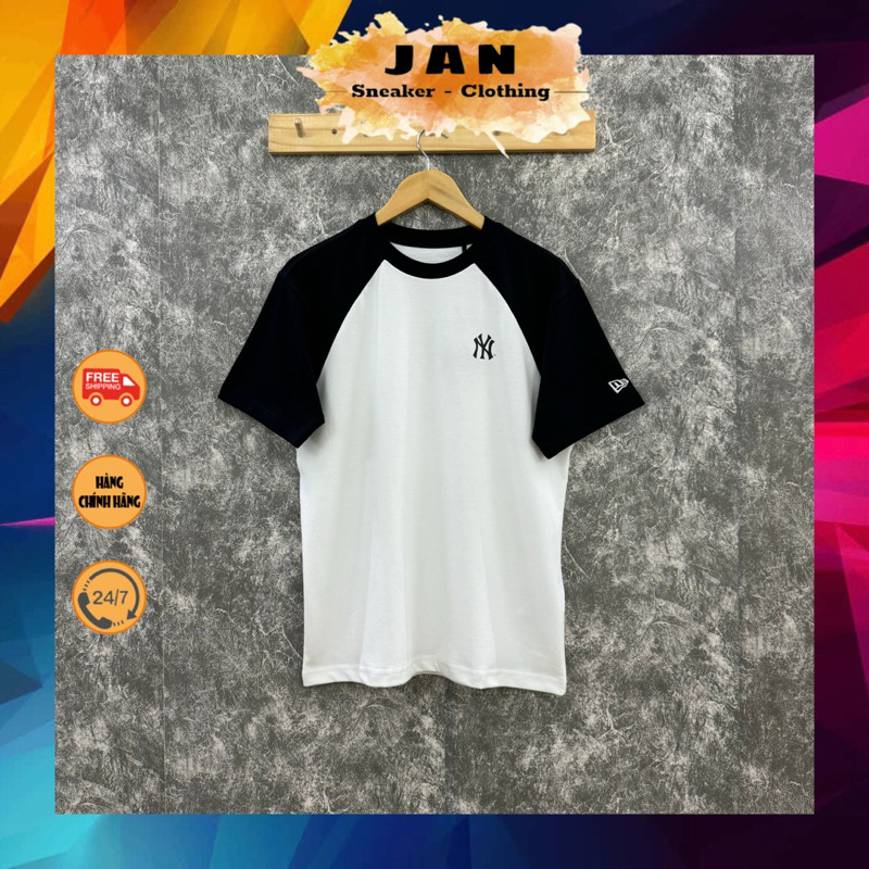 Áo Thun NEW ERA NY Tay Đen Auth | Jan Shop