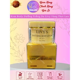 Kem Dưỡng Trắng Da Body Livy Vàng Thái Lan Chính Hãng