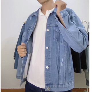 AO KHOÁC JEAN NAM LET ROCK CỔ ĐIỂN CÁ TÍNH MẠNH AKJ018