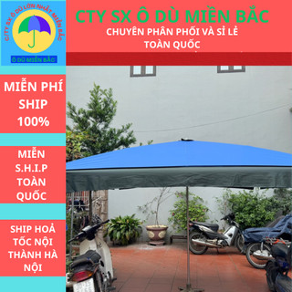 Ô Dù CHÍNH TÂM Mái Vuông 2M5X3M,( KHÔNG Có Chân Đế),Ô DÙ Mái Vuông chát liệu khung sắt, Vải bạt cao cấp,Vải Chống thấm.