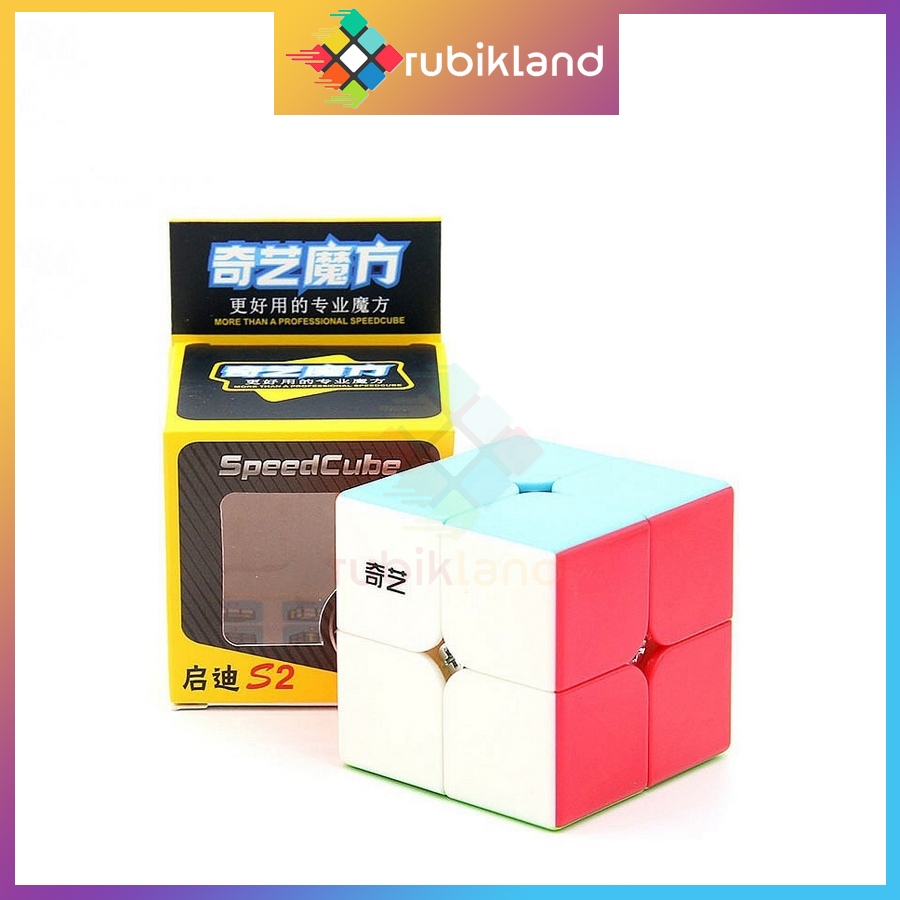 Rubik 2x2 QiYi QiDi S2 2x2 Rubic 2 Tầng Stickerless Cao Cấp Đồ Chơi Trí Tuệ - Rubik Land