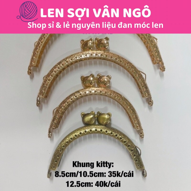 PK túi: Khung túi Kitty 12.5cm (26184)