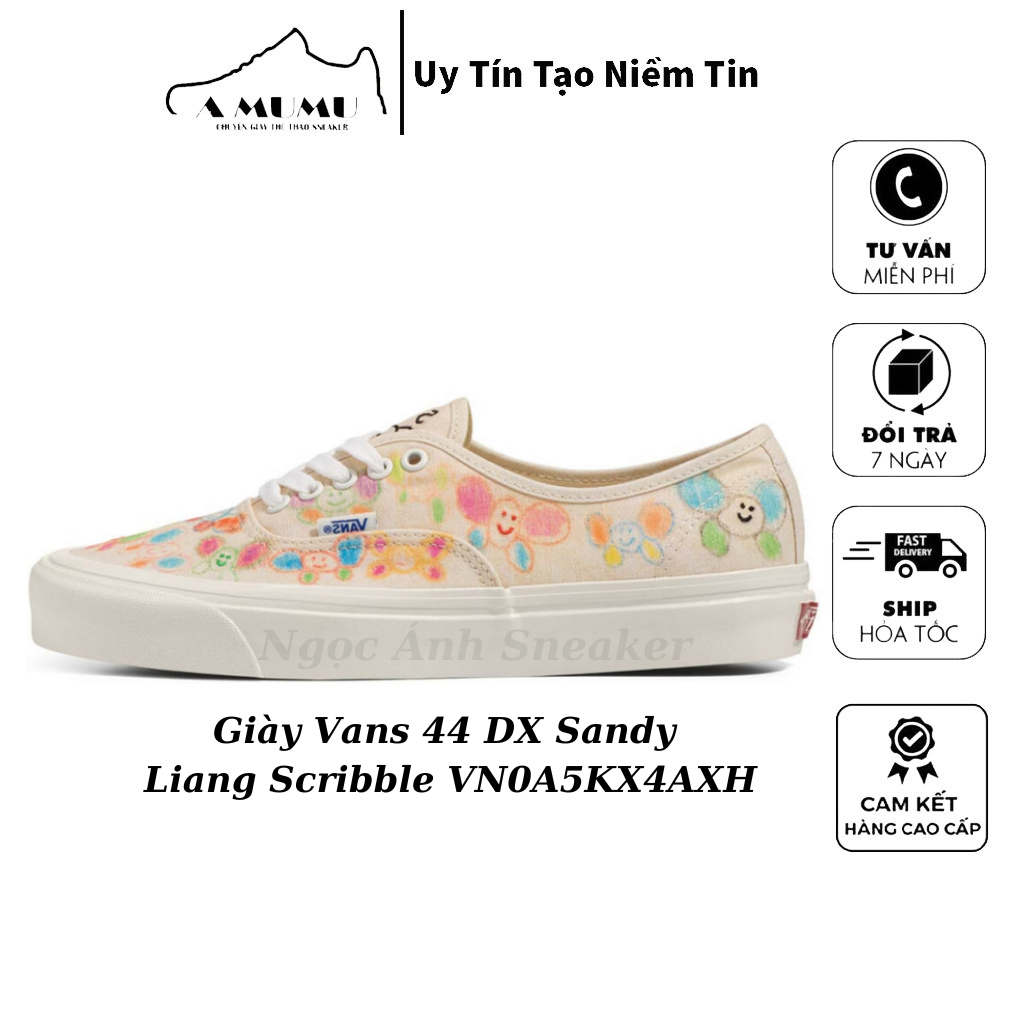 Giày Vans 44 DX Sandy Liang Scribble  Nữ 36-39