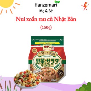 Nui xoắn rau củ cho bé tổng hợp Nhật Bản