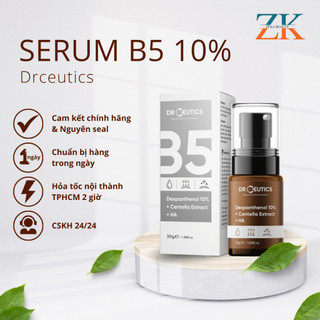 Serum B5 DrCeutics Cấp Ẩm Và Phục Hồi Da Dexpanthenol 10% + Centella Extract + HA 30ml