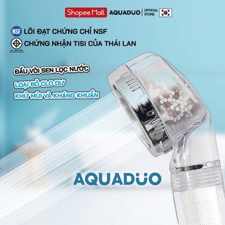 SF-300B Đầu vòi sen tắm (tăng áp, lọc nước) + 4 Thanh lọc nước Aquaduo