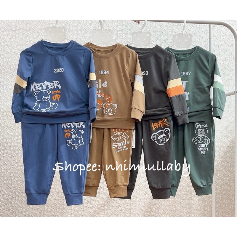 Bộ dài tay bé trai Dokma 2-6y DB2429