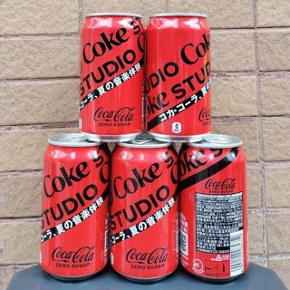 (HSD 06/2025) Coca Cola Không Đường Zero Sugar 0 Calo Coke Studio 350ml Nhật Bản