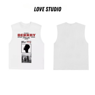  Áo Tank Top Nam ba lỗ Nam,In Họa Tiết Chữ Đỏ Lovestudio Chất Vải Cotton Dày Dặn Thoải Mái  BL04  