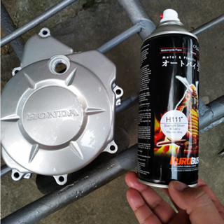 Sơn xịt Samurai màu Bạc - H111 (400ml) (cần sơn trên nền màu Bạc)