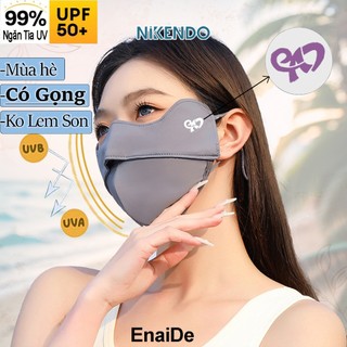 (Tặng Thẻ Test UV) Khẩu Trang Chống Tia UV Hãng Enaide Có Gọng Hàng Cao Cấp UPF50+