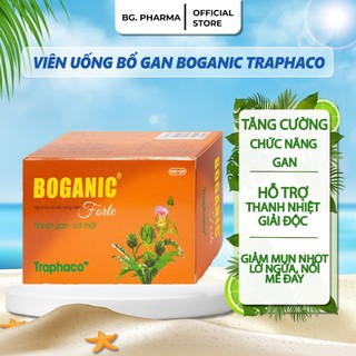 Boganic forte viên nang mềm hỗ trợ mát gan, thanh nhiệt , giải độc bảo vệ gan