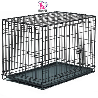 Chuồng Nuôi Thú Cưng Gấp Gọn Kèm Khay - Chuồng Chó Mèo Sơn Tĩnh Điện - Hoshi Pet CN01