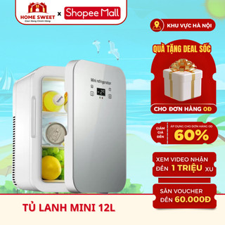 Tủ lạnh mini Creen Nội địa Trung_ 2 chế độ làm lạnh và giữ ấm 65*C_Phân loại thường và phân loại nâng cấp- Dung tích 12L