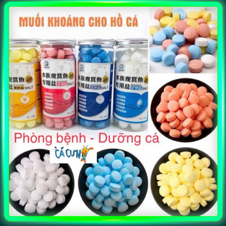 Muối Khoáng Nén 4 Màu Dùng Nuôi Cá Cảnh (1 viên)