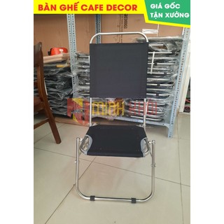 Ghế xếp cafe inox loại 1 giá rẻ