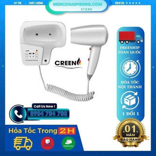 Máy sấy tóc treo tường khách sạn, nhà nghỉ CREEN CR-ST1200