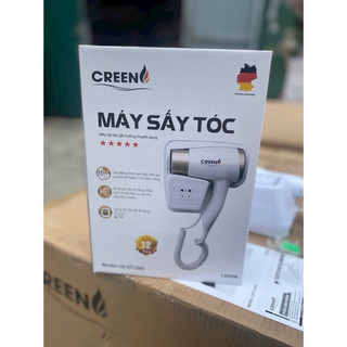 Máy sấy tóc treo tường khách sạn, nhà nghỉ CREEN CR-ST1200
