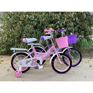 Xe đạp trẻ em xe bé gái Jinbao công chúa, Elsa size 12/14/16/18 từ 2-8 tuổi đi