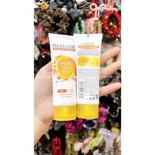 Sữa rữa mặt hazeline nghệ hoa cúc ngừa mụn giảm dần mụn 50g