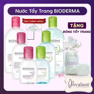 [CHÍNH HÃNG] Nước Tẩy Trang BIODERMA Dành Cho Da Nhạy Cảm/ Dầu Mụn 100ml - 250ml - 500ml