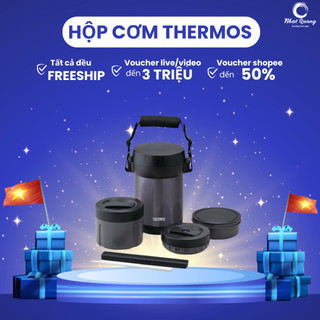 Hộp cơm giữ nhiệt 3 ngăn Thermos JBG-1801