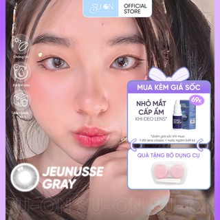 Lens xám tây JEUN GRAY chính hãng YOUNG ONE | 6 tháng | Kính áp tròng cận SUONLENS