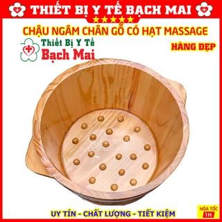 [Loại Cao Cấp] Chậu Ngâm Chân Bằng Gỗ Thông Nhật - Bồn Gỗ Ngâm Chân