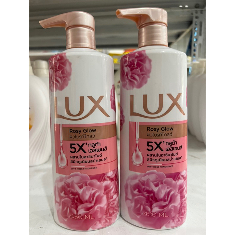 combo 2 chai Sữa Tắm LUX Soft Rose 450ML +450ML(mầu hồng)