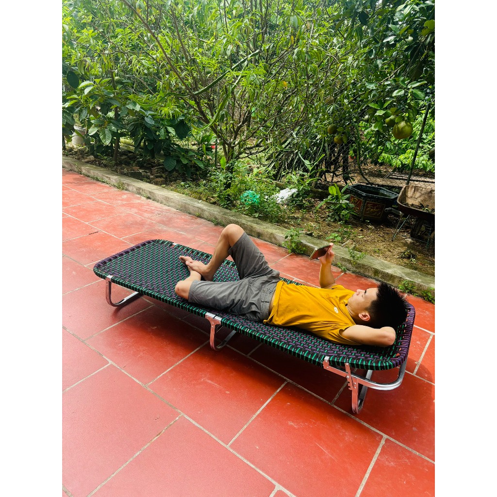 Giường Gấp Văn Phòng Giá Rẻ Khung Nhôm Chắc Chắn - Tiện Lợi | BigBuy360 - bigbuy360.vn