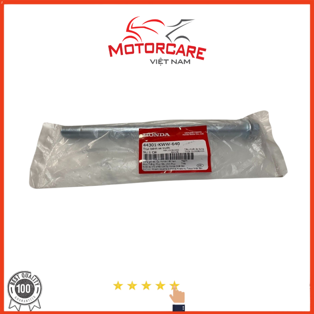Trục bánh xe trước chính hãng Honda (44301-KWW-640)