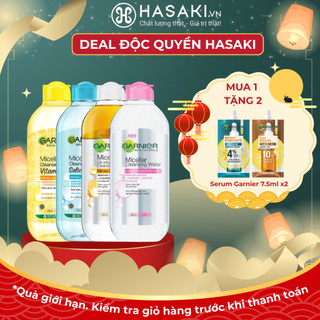 [ĐỘC QUYỀN HASAKI - MUA 1 TẶNG 2 - QUÀ GIỚI HẠN] Garnier Micellar Cleansing Water 400ml Hasaki Sản Phẩm Chính Hãng