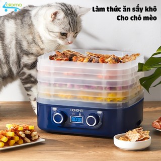 Máy sấy mini - Sấy khô Trái cây hoa quả, thịt cá, thực phẩm 5 tầng Hongmei HM-801 công suất 160W